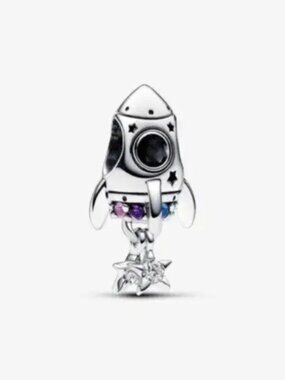 Pandora Space Love Rocket Charm